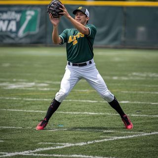 Piłka nożna lub baseball, gra w chwytaj