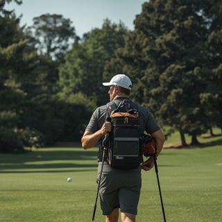 Golf, chodzenie, noszenie kijów