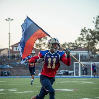 Futbol, touch, flaga, ogólny