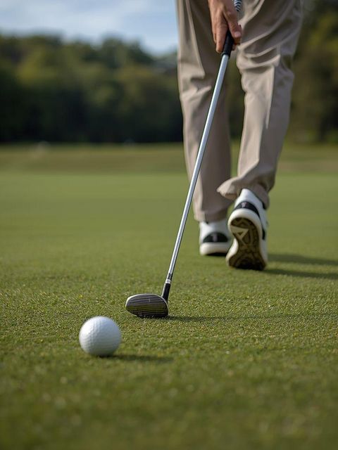 Golf, spacery, ciągnione kije