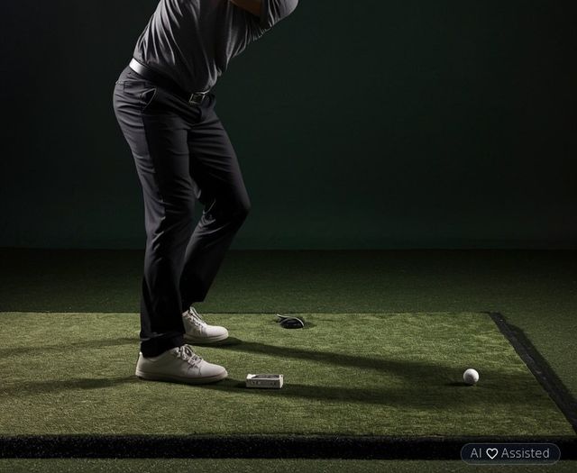 Golf driving range practice