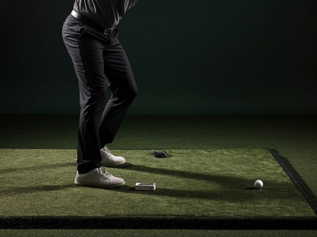 Golf driving range practice