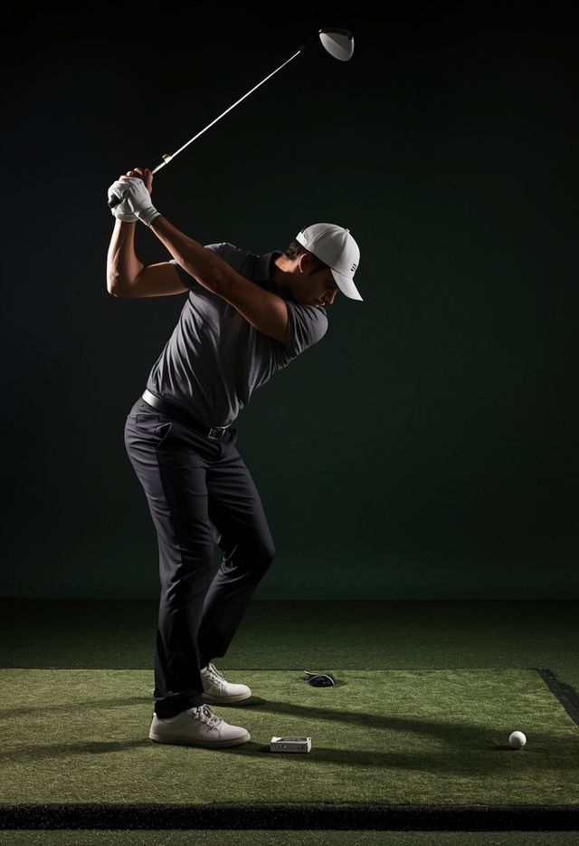 Golf driving range practice