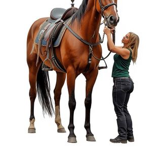 Saddling, Cleaning, Grooming, Harnessing and Unharnessing Horse