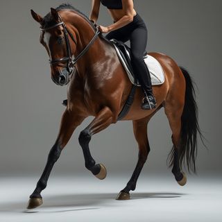 Horseback Riding, Trotting