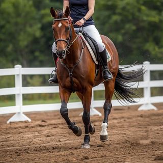 Jazda konna, kłus lub galop