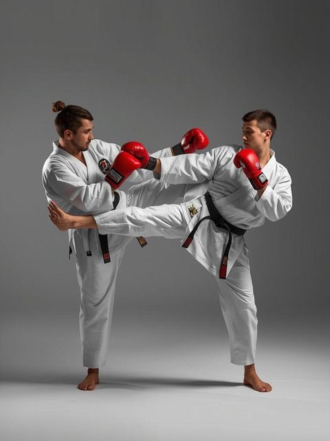 Sztuki walki, różne typy, umiarkowane tempo (np., judo, jujitsu, karate, kick-boxing, taekwondo, tai-bo, boks tajski)