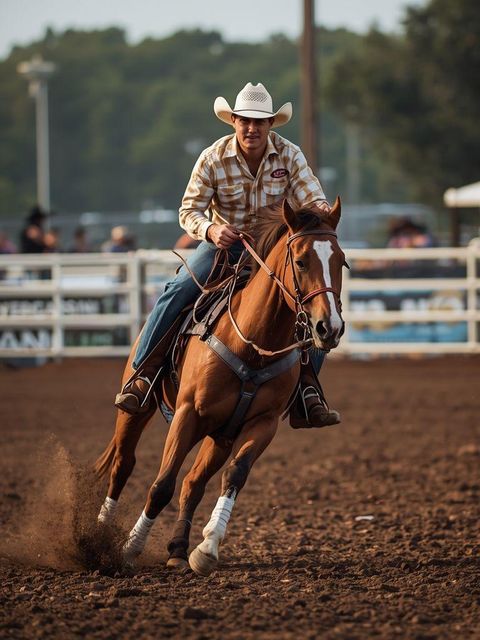 Rodeo sport, ogólny, lekki wysiłek