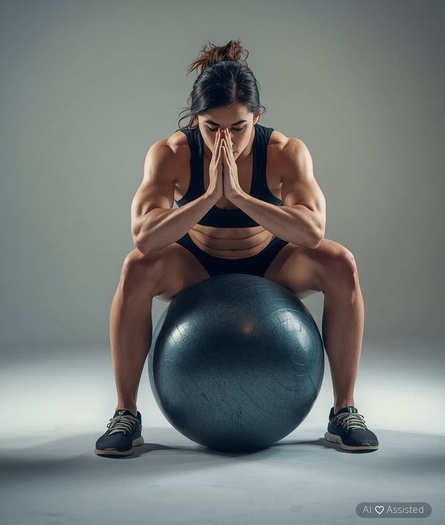 Training mit dem Gymnastikball