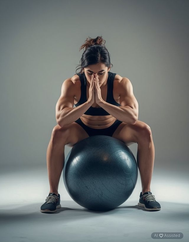 Exercise ball workout