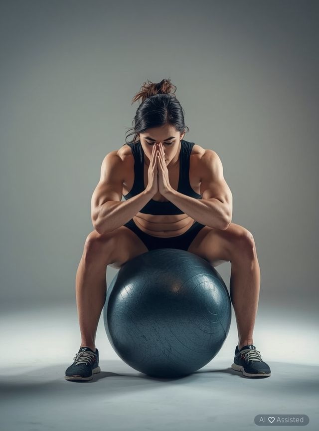 Training mit dem Gymnastikball