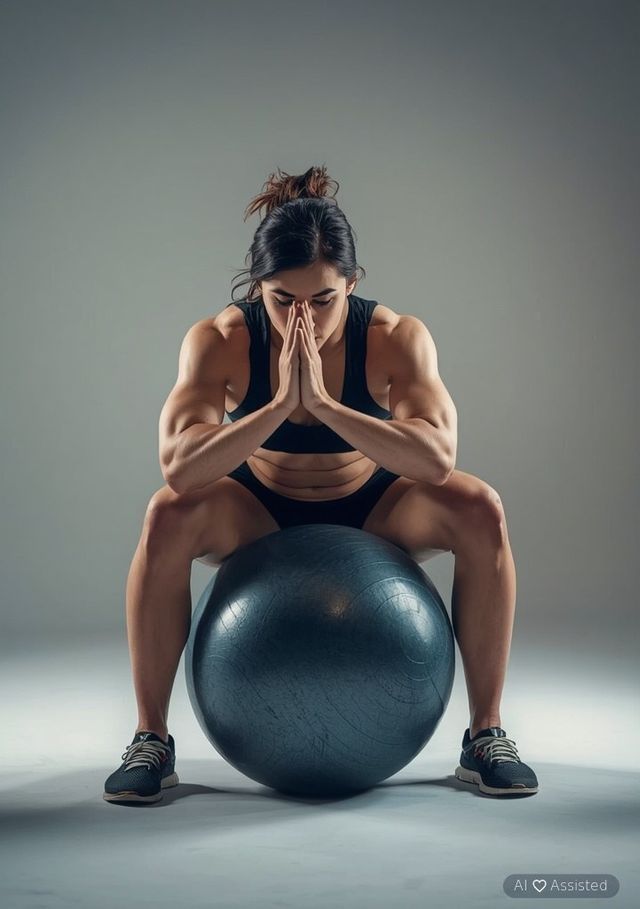 Training mit dem Gymnastikball