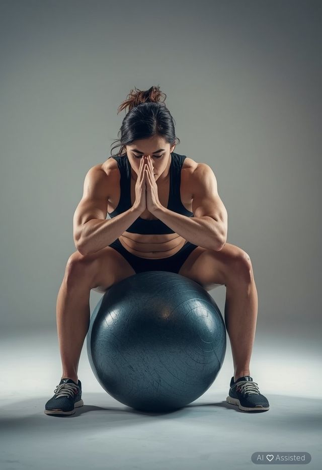 Exercise ball workout