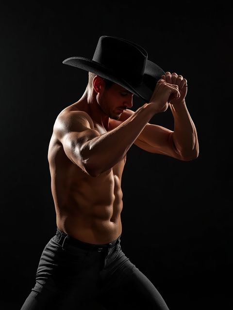 Rodeo Sport, allgemeine, kräftige Anstrengung