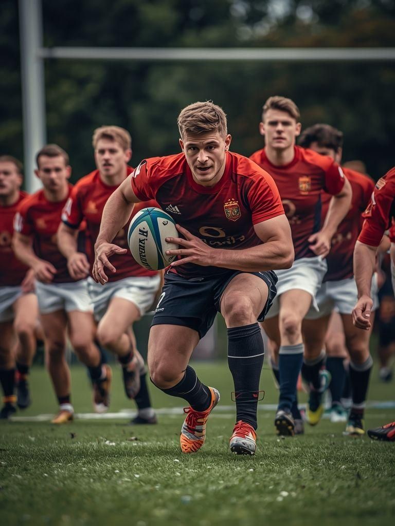 Rugby, związek, drużyna, konkurencyjny