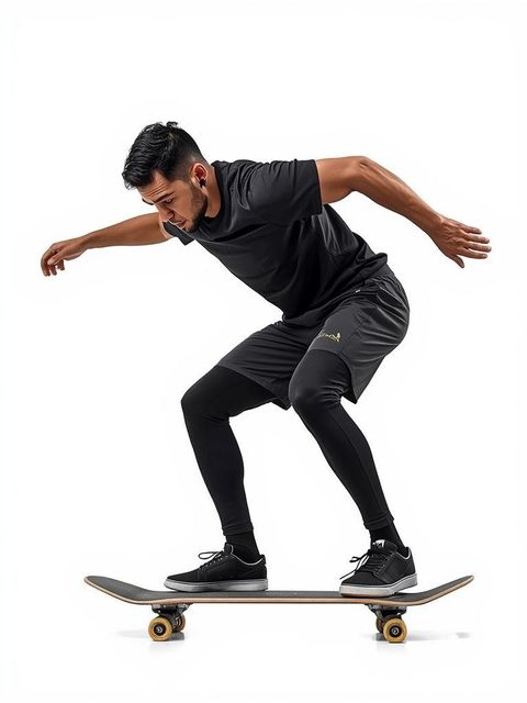 Skateboarding, ogólny, umiarkowany wysiłek