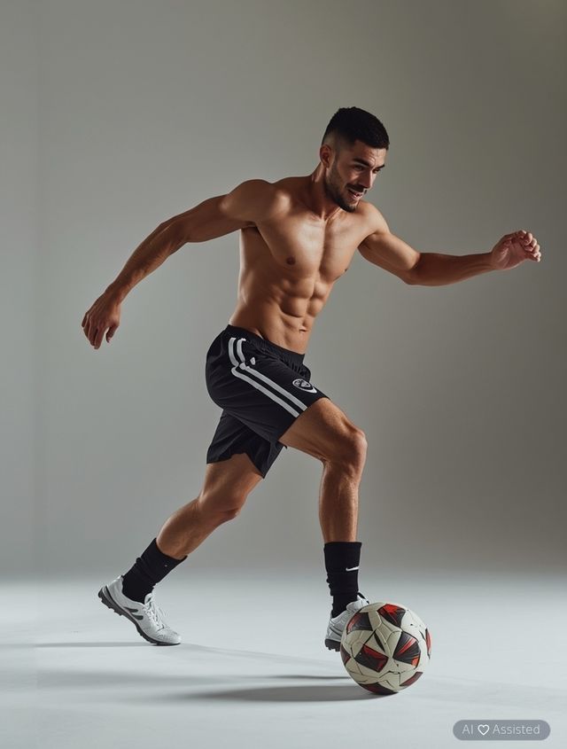 Competitive Soccer Match
