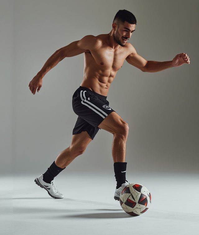 Competitive Soccer Match