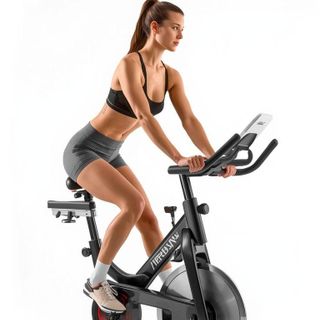 Upper body workout on air bike (40 RPM)