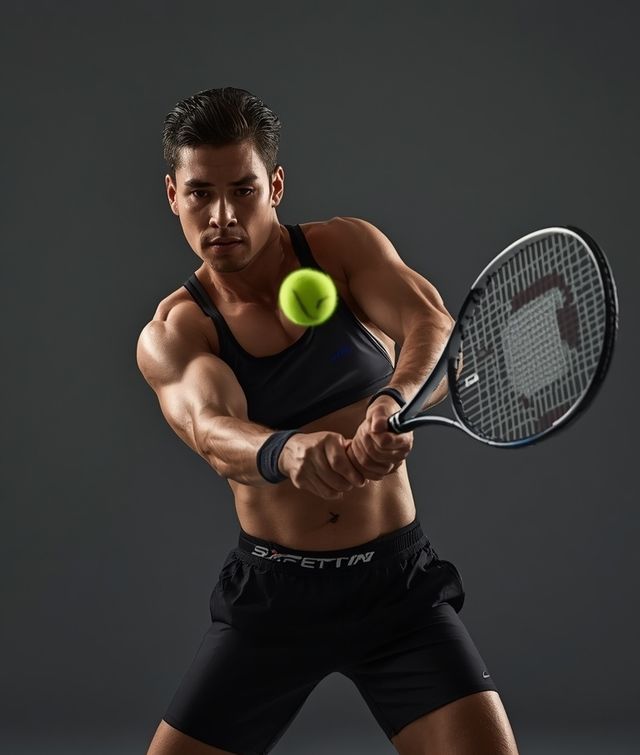 Tennis, Ballschläge, moderater Aufwand