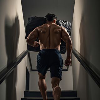 Tragen von 25 bis 49 Pfund Last nach oben
