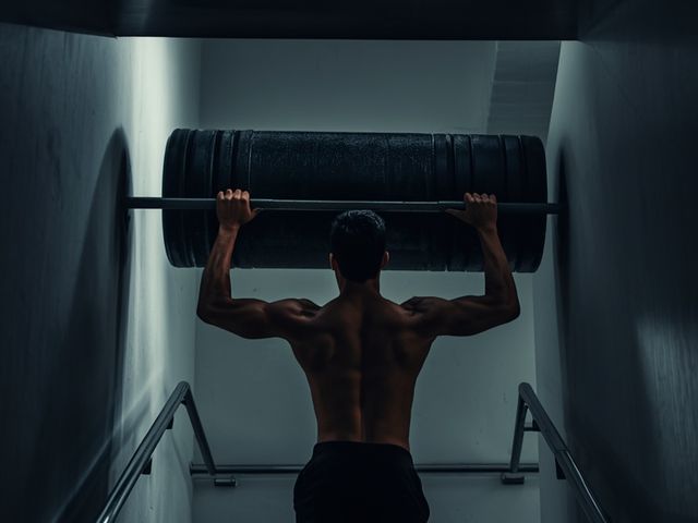 Treppensteigen mit 23-34 kg Last