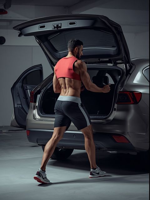Loading / Unloading a Car, Implied Walking