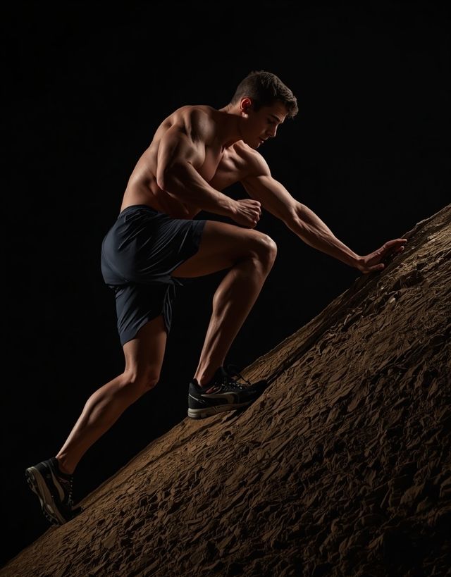 Uphill hiking without load