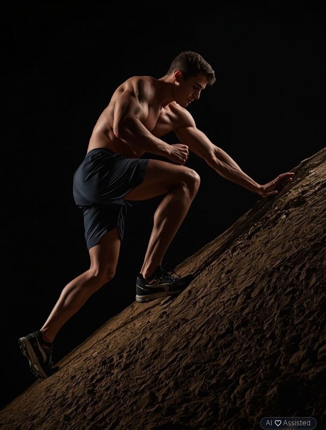 Uphill hiking without load