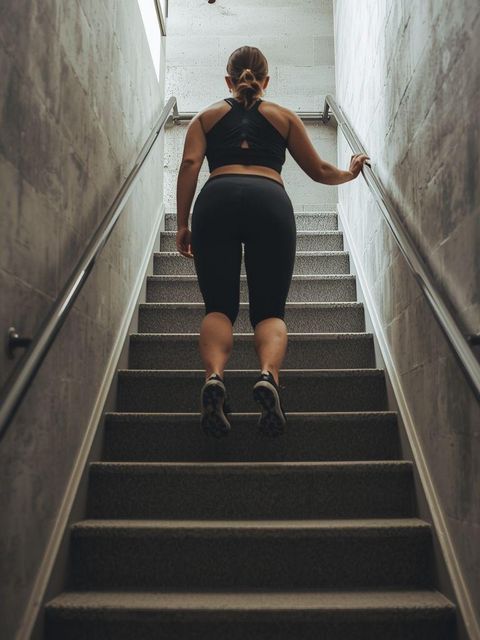 Stair Climbing, Using or Climbing Up Ladder