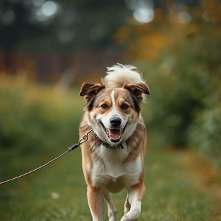 Spaziergang mit dem Hund