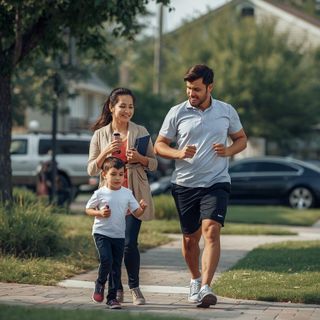 Walking to Neighbor's House or Family's House for Social Reasons