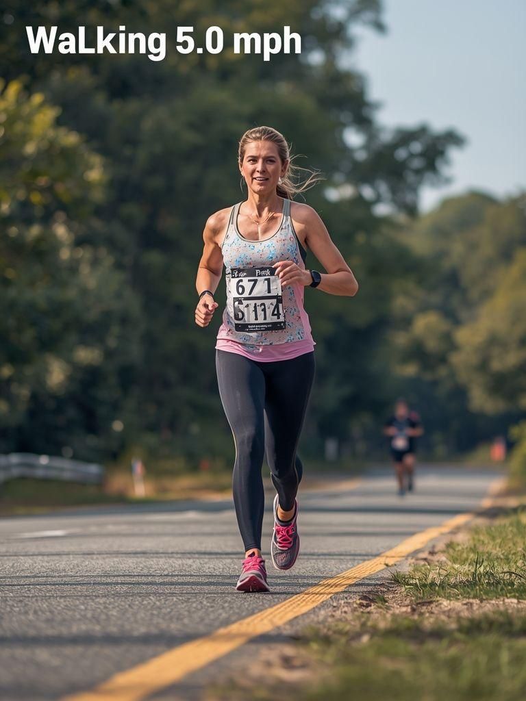 Chodzenie, 5,0 mph, w górę, 3% pochylenie