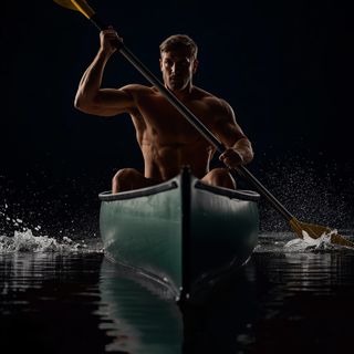 Canoeing, on Camping Trip