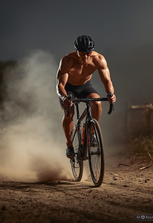 Radfahren auf Feldwegen