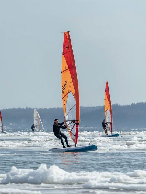 Żeglarstwo, łódź i żagle, windsurfing, żeglarstwo lodu, ogólny