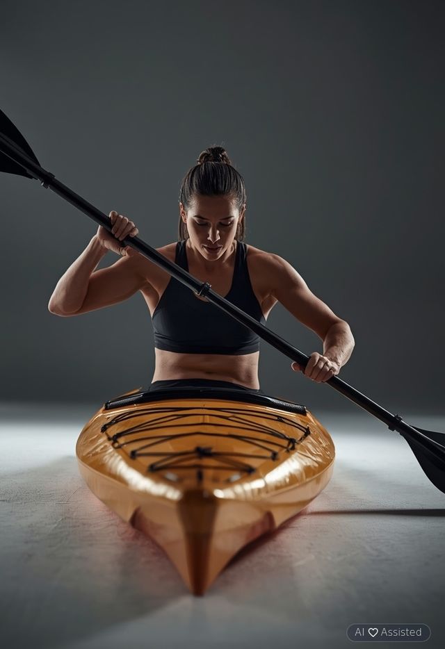 Kayaking, moderate effort