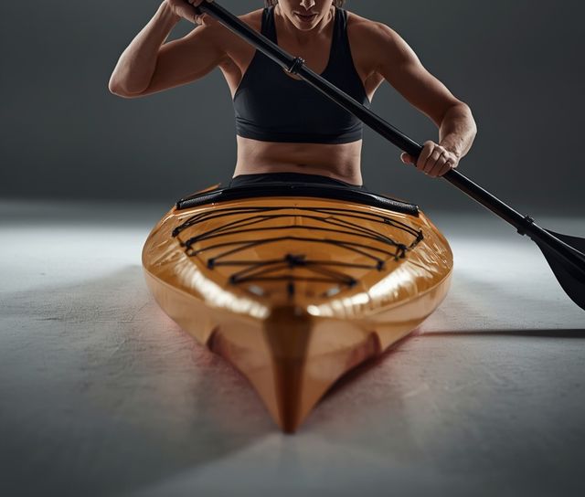 Kayaking, moderate effort