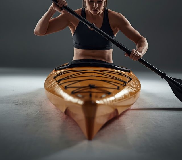 Kayaking, moderate effort