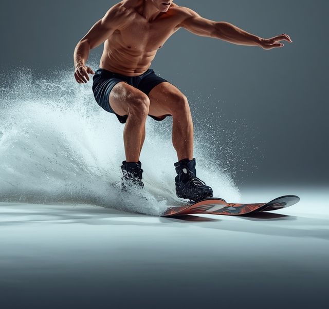 Water skiing or wakeboarding