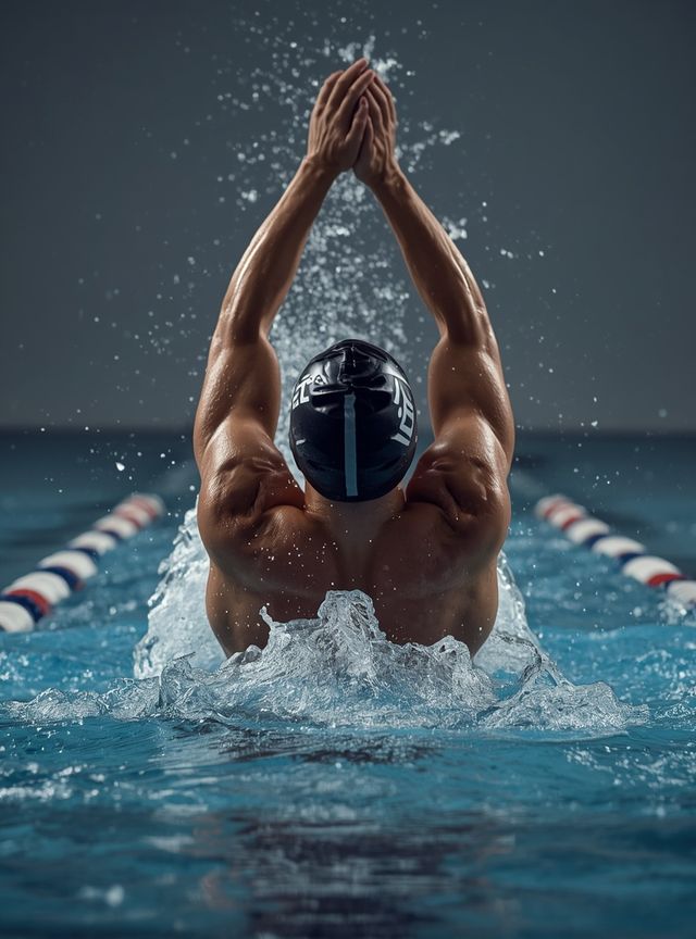 Backstroke swimming