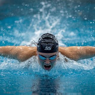 Freestyle Swimming, Fast, Vigorous Effort