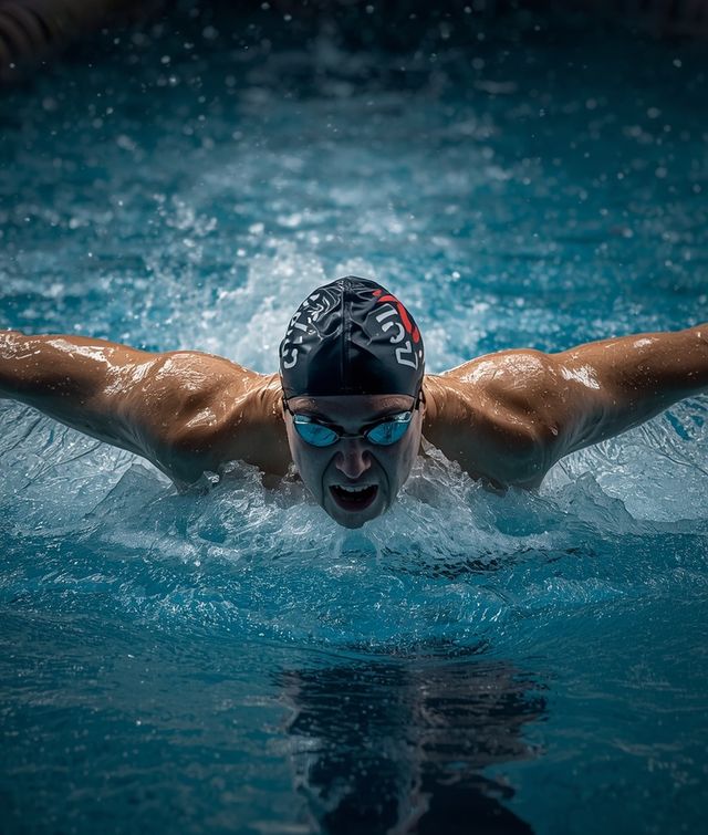 Freistilschwimmen (Kraulen) – schnelles Tempo