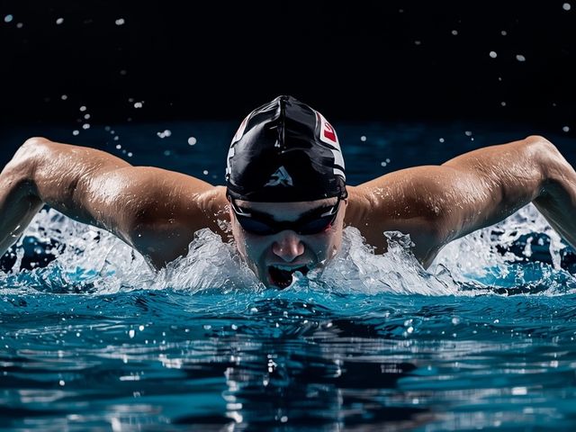 Schwimmen im Seitenschwimmstil, allgemein
