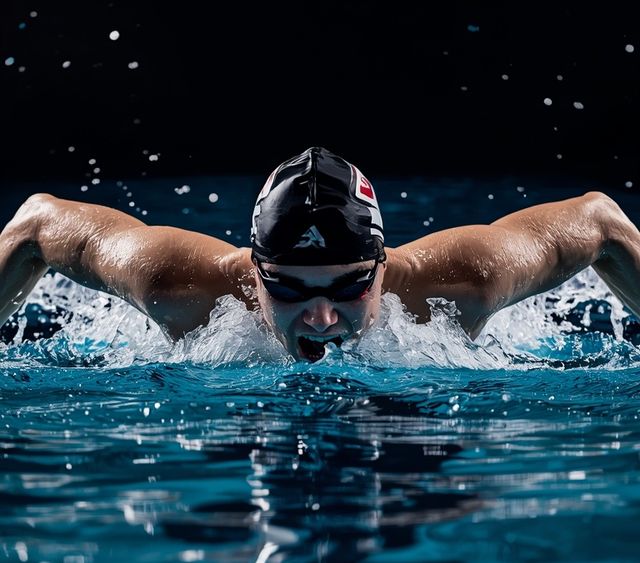 Schwimmen im Seitenschwimmstil, allgemein