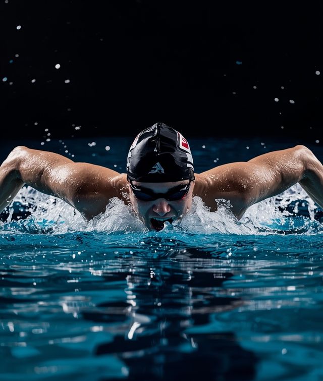 Schwimmen im Seitenschwimmstil, allgemein