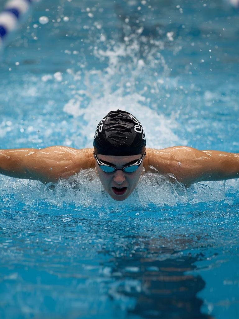 Schwimmen, Fließwasser, mäßiger Aufwand, allgemein