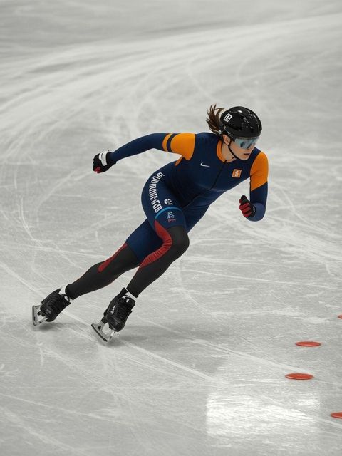 Speed Skating, Ice, Rapidly, More Than 9 mph, Not Competitive