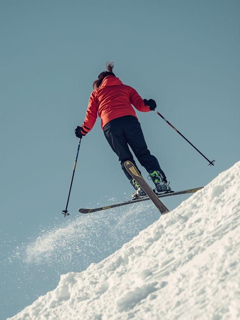 Skoki narciarskie, wspinaczka z nartami 2