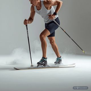 Cross-country skiing, 4.0-4.9 mph, moderate effort